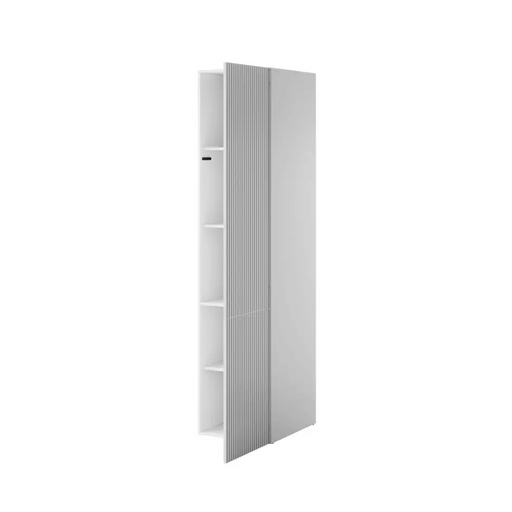 Гардероб ПАФОС 1D 45x55.5x198.5 бял мат