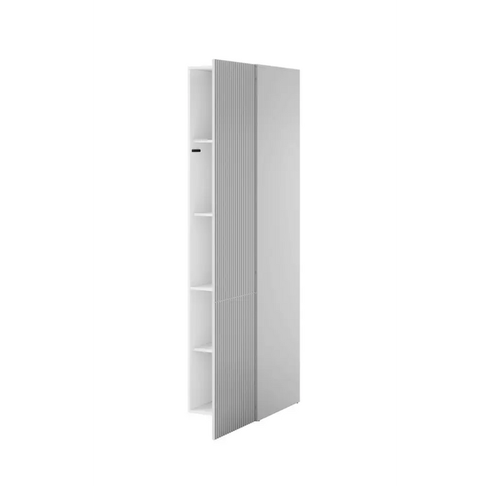 Гардероб ПАФОС 1D 45x55.5x198.5 бял мат