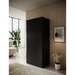 Гардероб PAFOS 2D 90x55.5x198.5 Черен мат