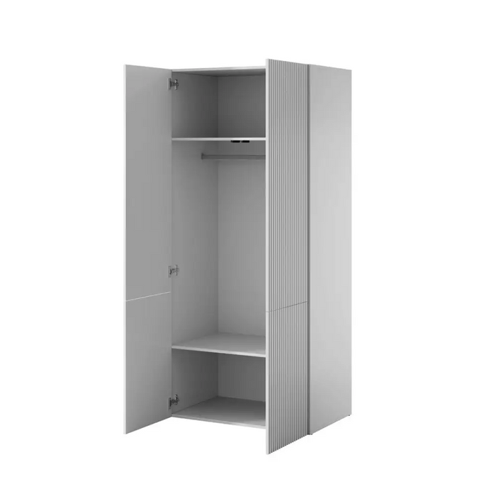 Гардероб ПАФОС 2D 90x55.5x198.5 бял мат