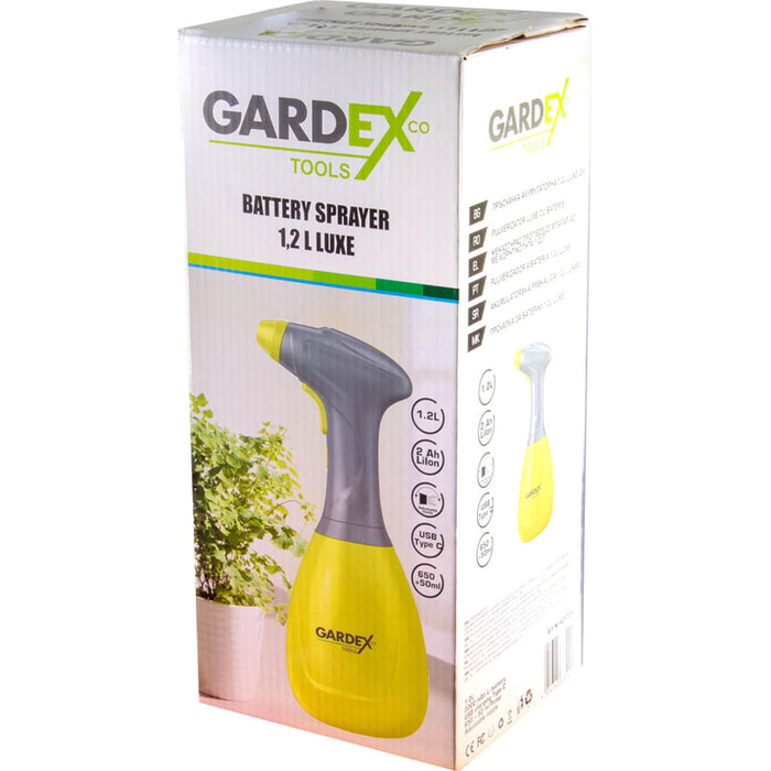 SPRAYER BATTERY-OPERATED 1.2L GARDEX LUXE1 GX