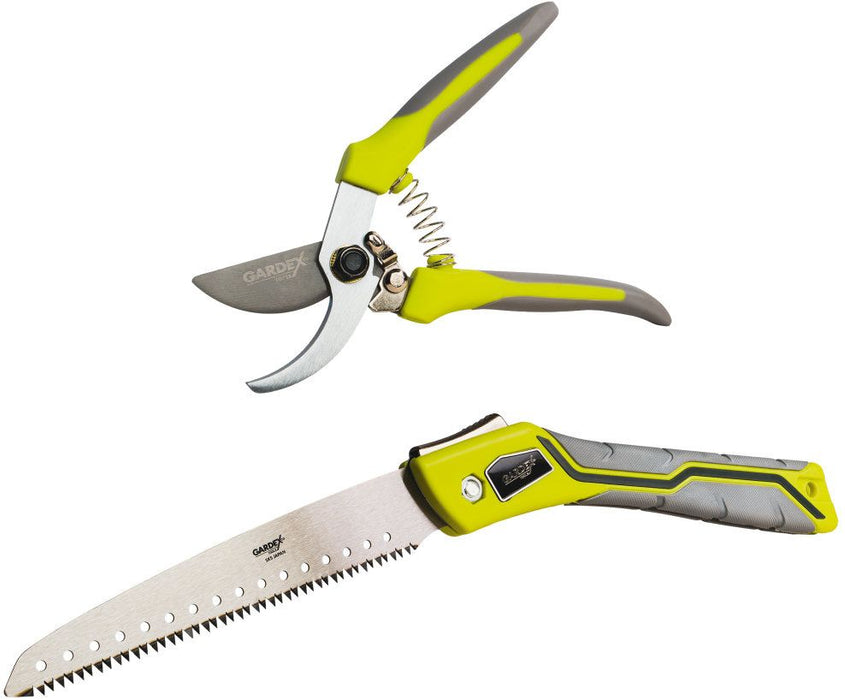 Комплект ножица и трион Gardex - Terra GX, 190 mm, 210 mm