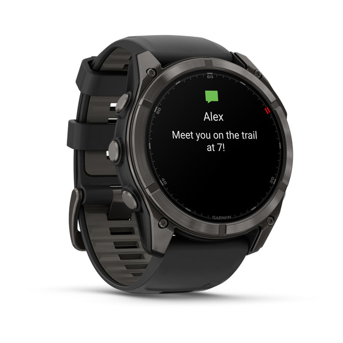 Смарт часовник GARMIN FENIX 8 PRO AMOLED SAPPHIRE 51 mm Black Silicone Band 51 MM, GPS, WLAN, ПУЛСОМЕР, SPO2