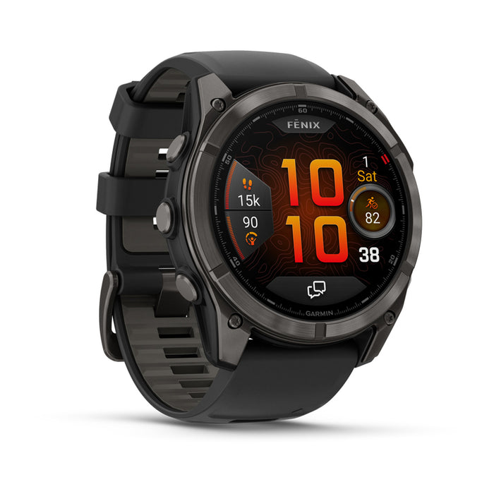 Смарт часовник GARMIN FENIX 8 PRO AMOLED SAPPHIRE 51 mm Black Silicone Band 51 MM, GPS, WLAN, ПУЛСОМЕР, SPO2