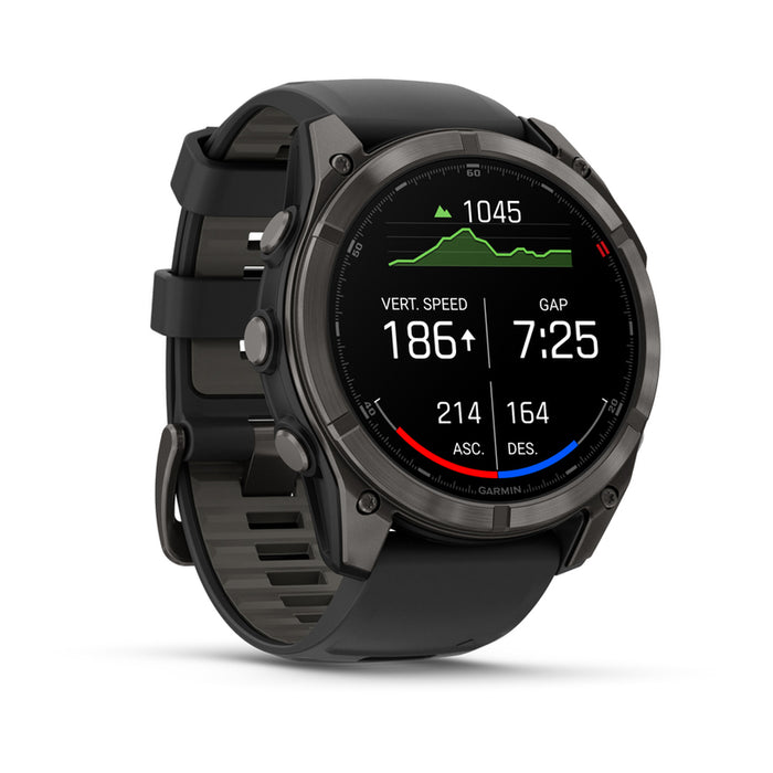 Смарт часовник GARMIN FENIX 8 PRO AMOLED SAPPHIRE 51 mm Black Silicone Band 51 MM, GPS, WLAN, ПУЛСОМЕР, SPO2