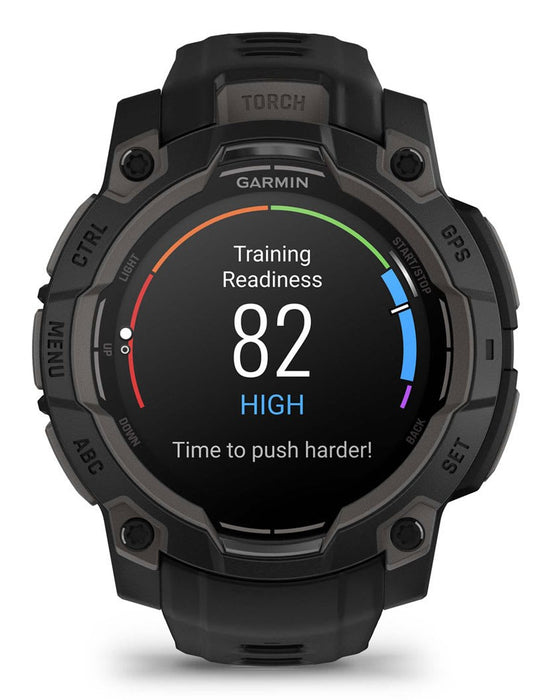 Garmin Instinct 3 AMOLED 3,05 см (1,2") 45 мм Цифров 390 x 390 пиксела Сензорен екран Черен GPS (сателитен)