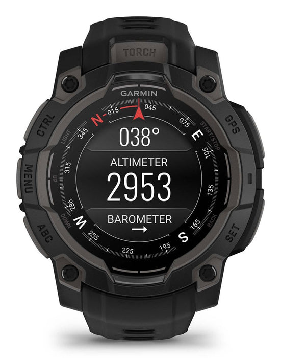 Garmin Instinct 3 AMOLED 3,05 см (1,2") 45 мм Цифров 390 x 390 пиксела Сензорен екран Черен GPS (сателитен)