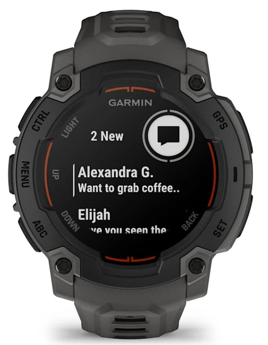 Garmin Instinct E 2.29 см (0.9") MIP 45 мм Цифров 176 x 176 пиксела Черен GPS (сателит)