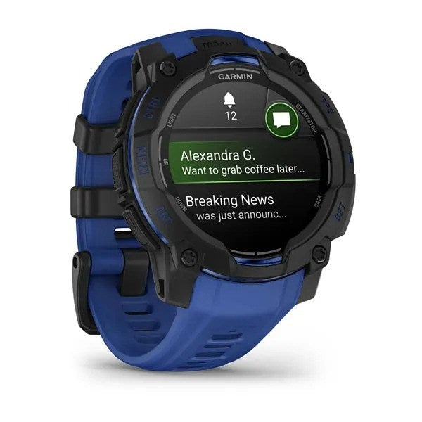 Garmin Instinct 3 3.05 см (1.2") AMOLED 45 мм Цифров 390 x 390 пиксела Черен GPS (сателит)