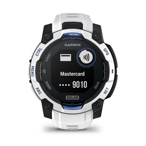 Garmin Instinct 2.29 см (0.9") MIP 45 мм Цифров 176 x 176 пиксела Сензорен екран Черен, Бял GPS (сателит)