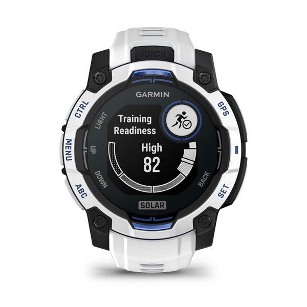 Garmin Instinct 2.29 см (0.9") MIP 45 мм Цифров 176 x 176 пиксела Сензорен екран Черен, Бял GPS (сателит)