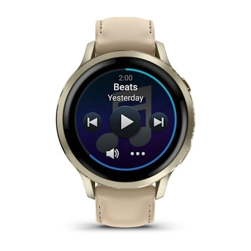 Garmin Venu 4 3.05 см (1.2") AMOLED 41 мм Цифров 390 x 390 пиксела Сензорен екран Златен Wi-Fi GPS (сателит)