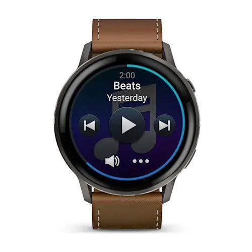 Garmin Venu 4 3.56 см (1.4") AMOLED 45 мм Цифров 454 x 454 пиксела Сензорен екран Черен Wi-Fi GPS (сателит)