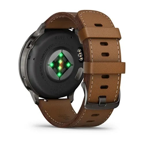 Garmin Venu 4 3.56 см (1.4") AMOLED 45 мм Цифров 454 x 454 пиксела Сензорен екран Черен Wi-Fi GPS (сателит)