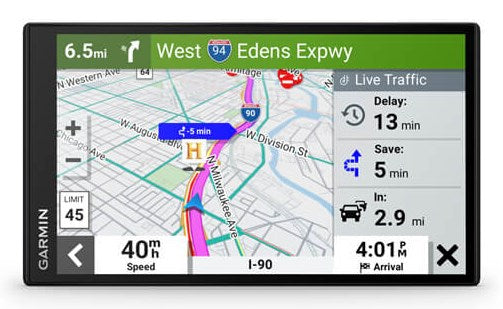 Навигатор Garmin DriveSmart 76 Фиксиран 17,8 cm (7") TFT сензорен екран 239,6 g Черен