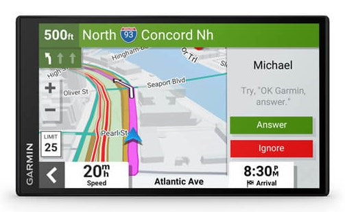Навигатор Garmin DriveSmart 76 Фиксиран 17,8 cm (7") TFT сензорен екран 239,6 g Черен