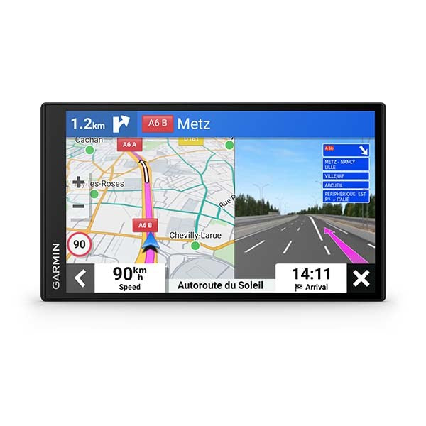 Навигатор Garmin DriveSmart 76 Фиксиран 17,8 cm (7") TFT сензорен екран 239,6 g Черен