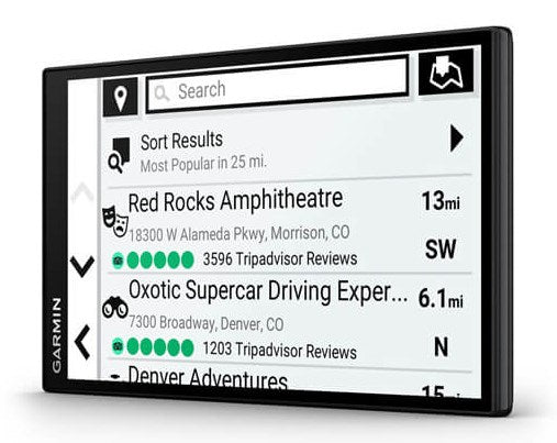 Навигатор Garmin DriveSmart 76 Фиксиран 17,8 cm (7") TFT сензорен екран 239,6 g Черен