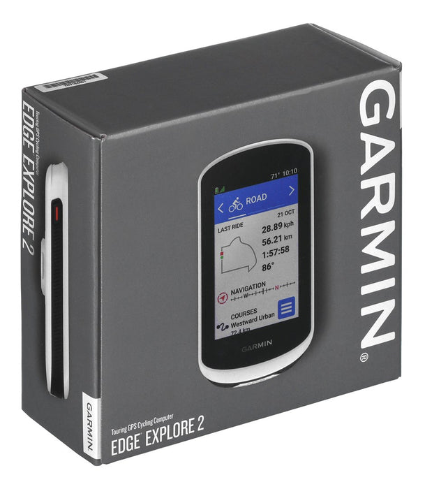 Garmin Edge Explore 2 7,62 cm (3") Безжичен велосипеден компютър Черен, Бял