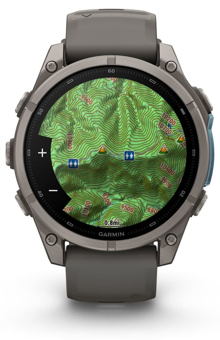 Смарт часовник GARMIN FENIX FENIX 9 Titanium 47MM 762-01 47 MM, GPS, WLAN, ПУЛСОМЕР, SPO2