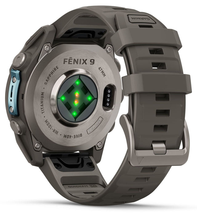 Смарт часовник GARMIN FENIX FENIX 9 Titanium 47MM 762-01 47 MM, GPS, WLAN, ПУЛСОМЕР, SPO2