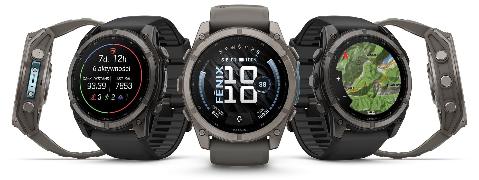Смарт часовник GARMIN FENIX FENIX 9 Titanium 51MM 763-01 51 MM, GPS, WLAN, ПУЛСОМЕР, SPO2