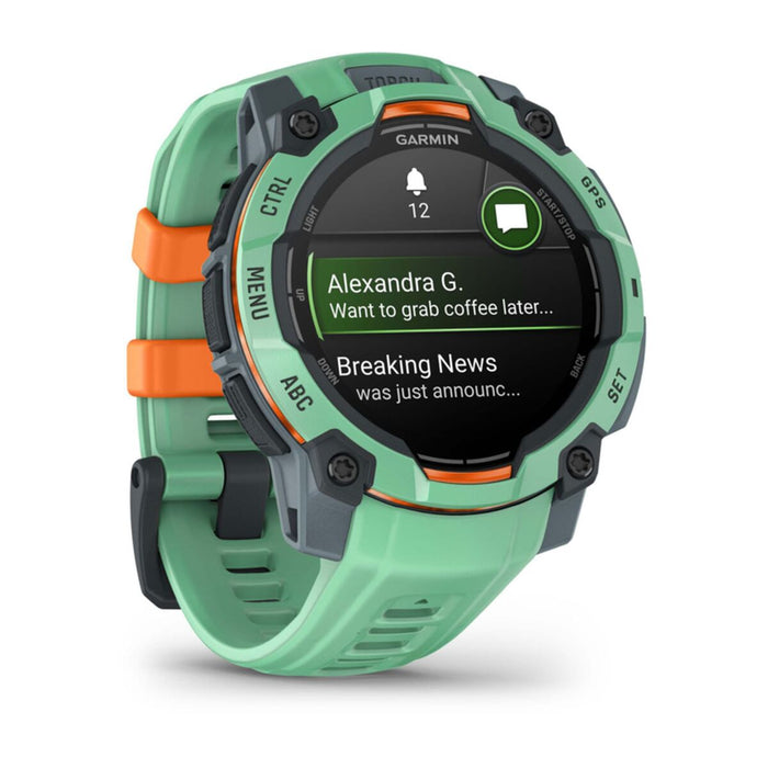 Смарт часовник GARMIN Instinct 3 AMOLED Черен Зелен 1,2" 45 mm Ø 45 mm (3 броя)