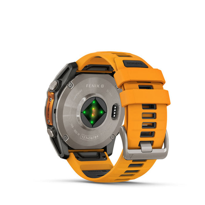 Смарт часовник GARMIN 010-02905-11 Черен Оранжев Титанов 1,4" 51 mm Ø 50 mm