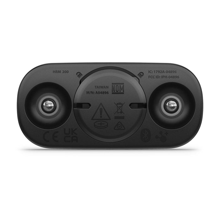Garmin HRM 200 пулсомер за гърди Bluetooth/ANT+ черен