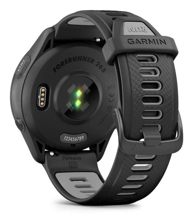 Garmin Forerunner 265 3,3 см (1,3") AMOLED 46 мм Цифров 416 x 416 пиксела Сензорен екран Черен Wi-Fi GPS (сателит)