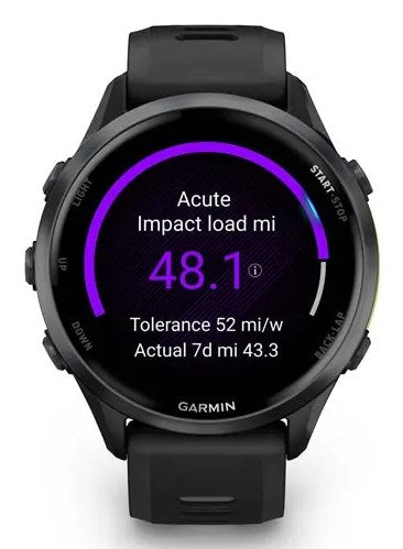 Garmin Forerunner 970 3.56 см (1.4") AMOLED Цифров 454 x 454 пиксела Сензорен екран Черен, Жълт Wi-Fi GPS (сателит)