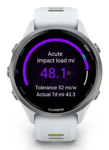 Garmin Forerunner 970 3.56 см (1.4") AMOLED Цифров 454 x 454 пиксела Сензорен екран Бял Wi-Fi GPS (сателит)