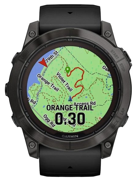 Garmin fēnix 7X Pro 3.56 см (1.4") MIP 51 мм Цифров 280 x 280 пиксела Сензорен екран Черен Wi-Fi GPS (сателит)