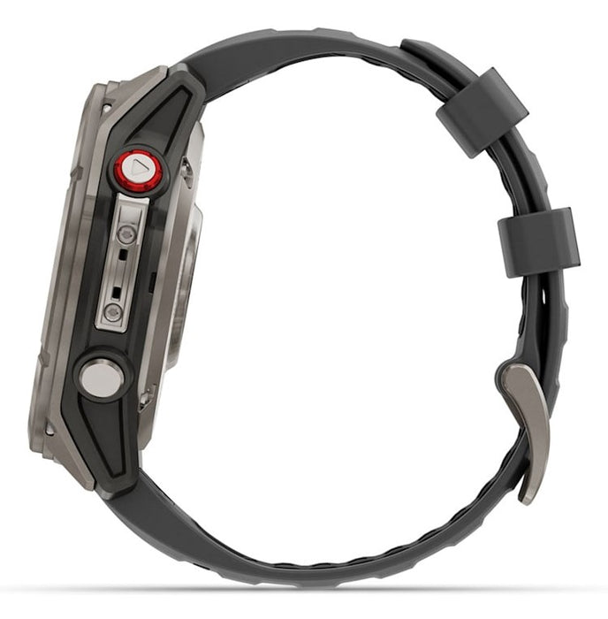 Garmin fēnix 8 Pro 3.56 см (1.4") AMOLED 51 мм Цифров 454 x 454 пиксела Сензорен екран Графит, Титан Wi-Fi GPS (сателит)