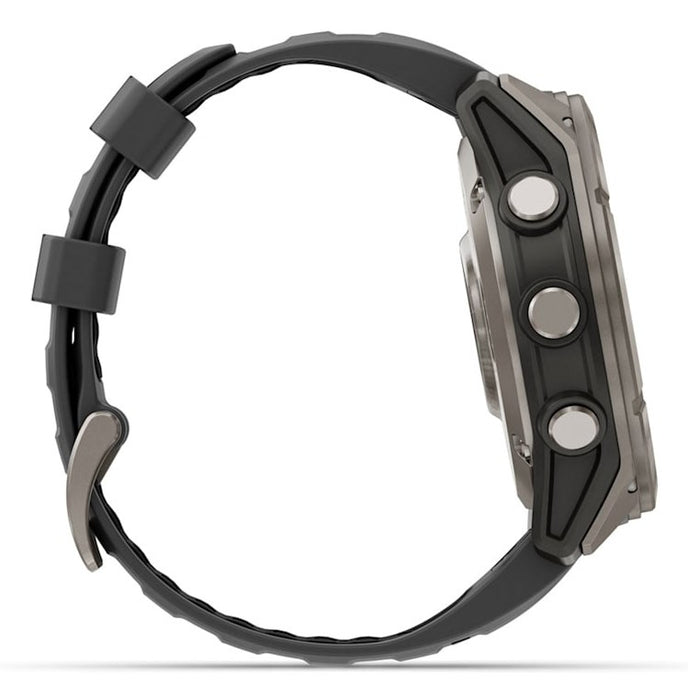 Garmin fēnix 8 Pro 3.56 см (1.4") AMOLED 51 мм Цифров 454 x 454 пиксела Сензорен екран Графит, Титан Wi-Fi GPS (сателит)