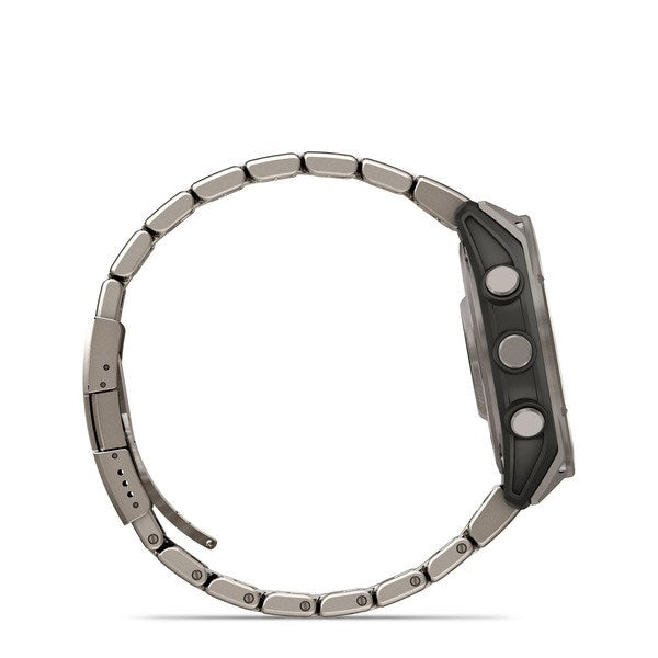 Garmin Fenix 8 3.56 см (1.4") AMOLED 47 мм Цифров 454 x 454 пиксела Сензорен екран Титаниев Wi-Fi GPS (сателит)