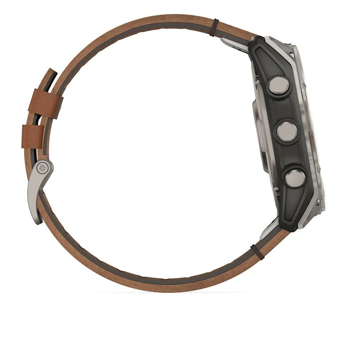 Garmin Fenix 8 3,56 cm (1,4") AMOLED 51 mm Цифров 454 x 454 пиксела Сензорен екран Titanium Wi-Fi GPS (сателит)