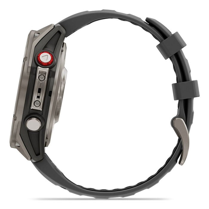 Garmin fēnix 8 Pro 3.56 см (1.4") AMOLED 47 мм Цифров 454 x 454 пиксела Сензорен екран Графит, Титан Wi-Fi GPS (сателит)