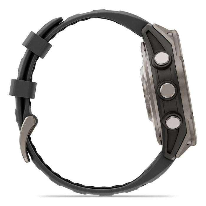 Garmin fēnix 8 Pro 3.56 см (1.4") AMOLED 47 мм Цифров 454 x 454 пиксела Сензорен екран Графит, Титан Wi-Fi GPS (сателит)