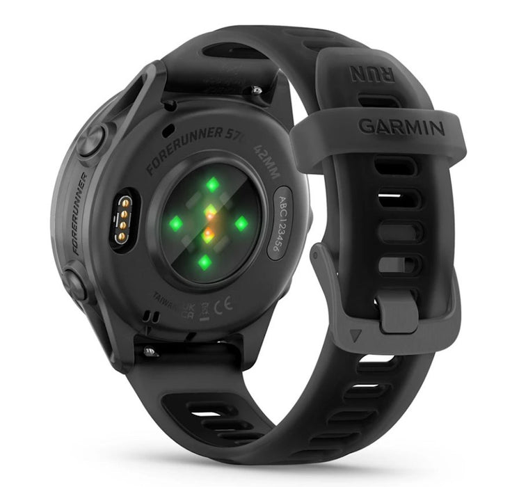 Garmin Forerunner 570 3.05 см (1.2") AMOLED 42 мм Цифров 390 x 390 пиксела Сензорен екран Черен Wi-Fi GPS (сателит)