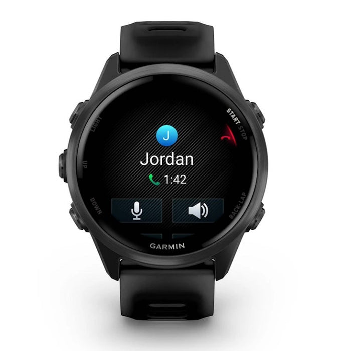 Garmin Forerunner 570 3.05 см (1.2") AMOLED 42 мм Цифров 390 x 390 пиксела Сензорен екран Черен Wi-Fi GPS (сателит)