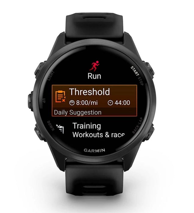 Garmin Forerunner 570 3.05 см (1.2") AMOLED 42 мм Цифров 390 x 390 пиксела Сензорен екран Черен Wi-Fi GPS (сателит)
