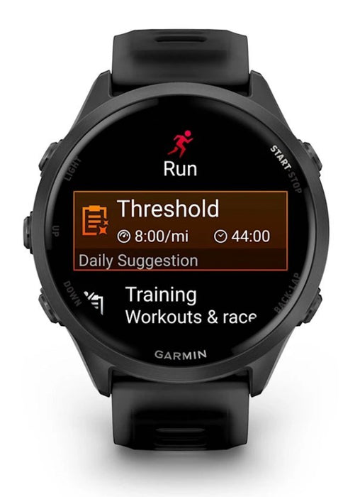 Garmin Forerunner 570 3.56 см (1.4") AMOLED 47 мм Цифров 454 x 454 пиксела Сензорен екран Черен Wi-Fi GPS (сателит)