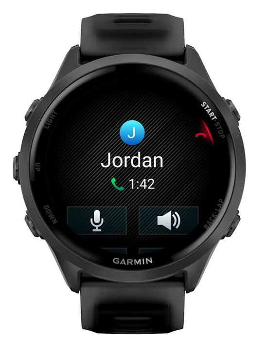 Garmin Forerunner 570 3.56 см (1.4") AMOLED 47 мм Цифров 454 x 454 пиксела Сензорен екран Черен Wi-Fi GPS (сателит)