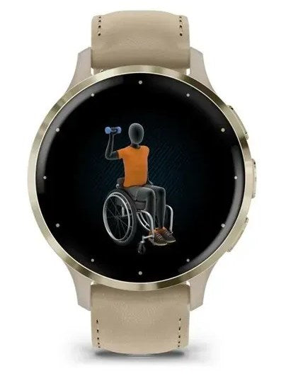 Garmin 010-02785-55 смарт часовник / спортен часовник 3.05 см (1.2") AMOLED 41 мм Цифров 390 x 390 пиксела Сензорен екран Златен Wi-Fi GPS (сателит)