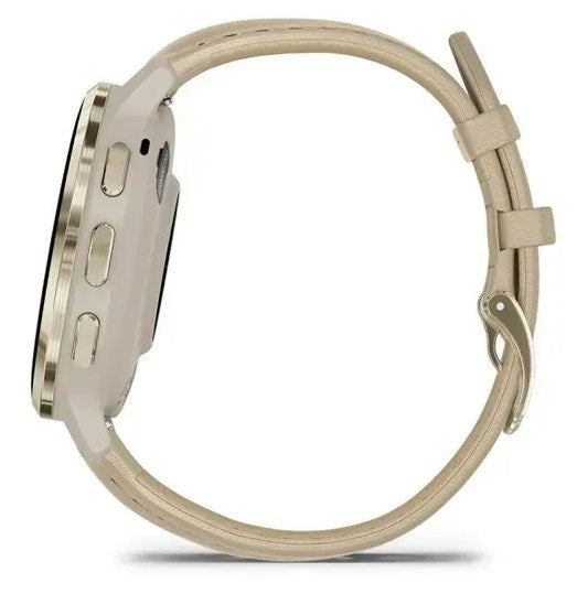 Garmin 010-02785-55 смарт часовник / спортен часовник 3.05 см (1.2") AMOLED 41 мм Цифров 390 x 390 пиксела Сензорен екран Златен Wi-Fi GPS (сателит)