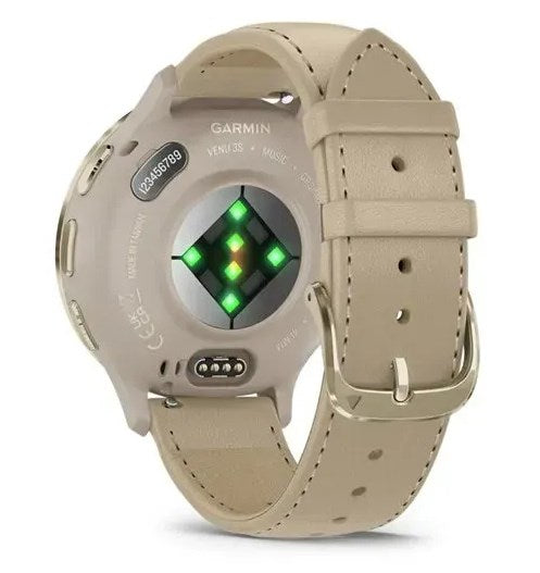 Garmin 010-02785-55 смарт часовник / спортен часовник 3.05 см (1.2") AMOLED 41 мм Цифров 390 x 390 пиксела Сензорен екран Златен Wi-Fi GPS (сателит)