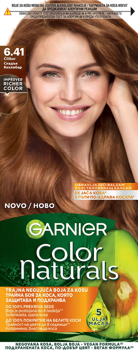 Боя за коса Color Naturals - Nr. 6.41 Сладък Кехлибар, 1 бр