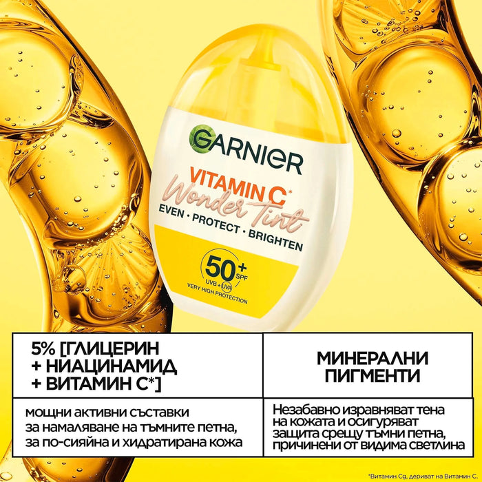Дневен крем за лице Wonder Tint, SPF 50+, light, 40 ml