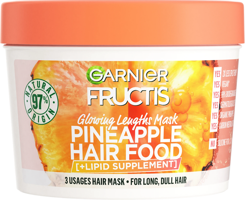 Маска за дълга коса Hair Food Pineapple, 390 ml